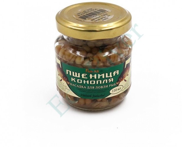 Насадка ПШЕНИЦА-КОНОПЛЯ клубника 110мл/12/