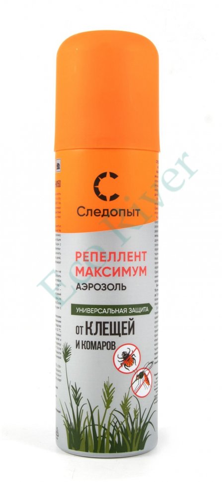 Репеллент Следопыт Максимум от клещей и комаров, аэроз., 150 мл/24/