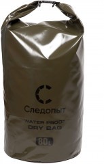 Гермомешок Следопыт - Dry Bag без лямок, 80 л,ПВХ, цв. хаки/25/20/15/