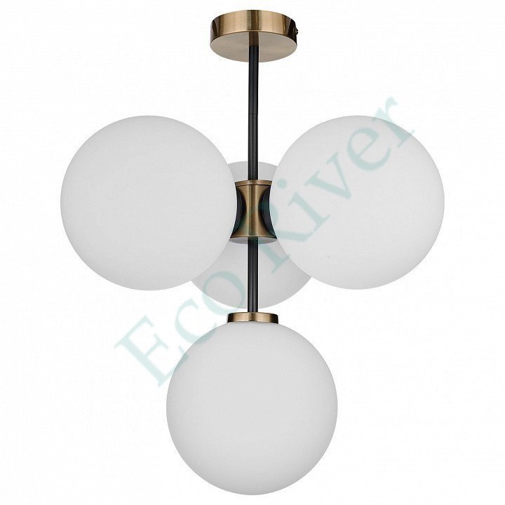 Люстра на штанге 33 идеи S32WH CHN800S.04.17ABL.ASB-S32WH