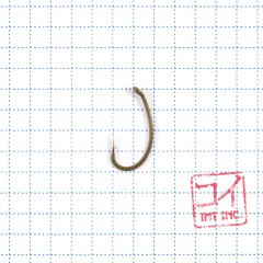 Крючок KOI HUMP BACK, размер 6 (INT), цвет OL, карповый (10 шт.)/100/