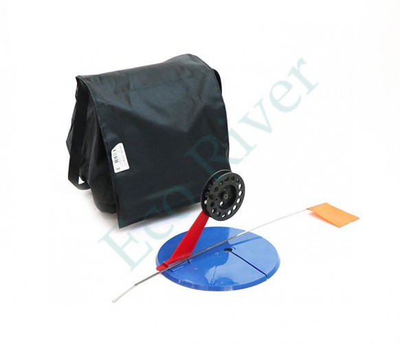 Набор жерлиц с угловой пласт. стойкой d-195 мм, катушка 75 мм, ПП пластик (10 шт.)/10/