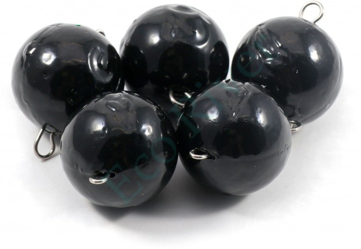 Груз Чебурашка окрашенный разборный Яман (5 шт.) - 52 гр., чёрный/100/