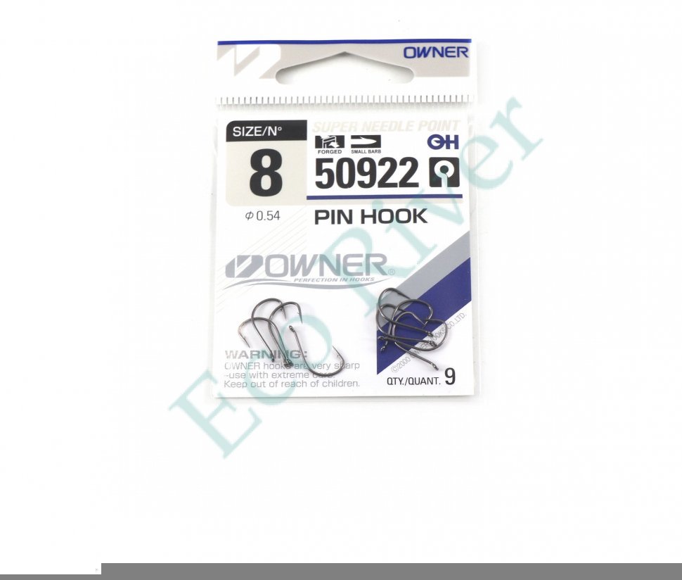 Крючок Owner Pin Hook BC №8 9шт