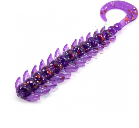 Твистер Yaman PRO Ruff, р.3 inch, цвет #08 - Violet (уп.10 шт)