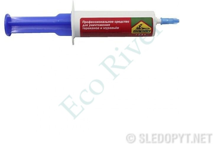 Гель Варан от тараканов и муравьев (картридж), 20 мл/50/