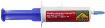Гель Варан от тараканов и муравьев (картридж), 20 мл/50/
