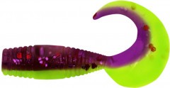 Твистер Yaman PRO Spry Tail, р.3 inch, цвет #26 - Violet Chartreuse (уп. 8 шт.)