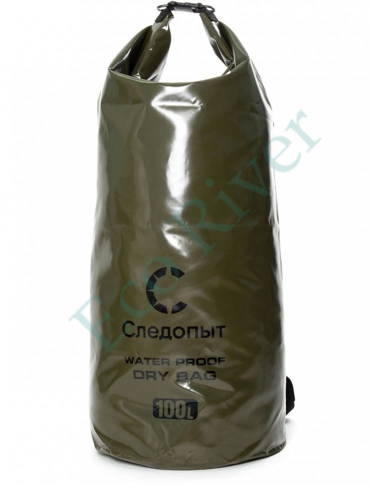 Гермомешок Следопыт - Dry Bag , 100 л, цв. хаки/20/