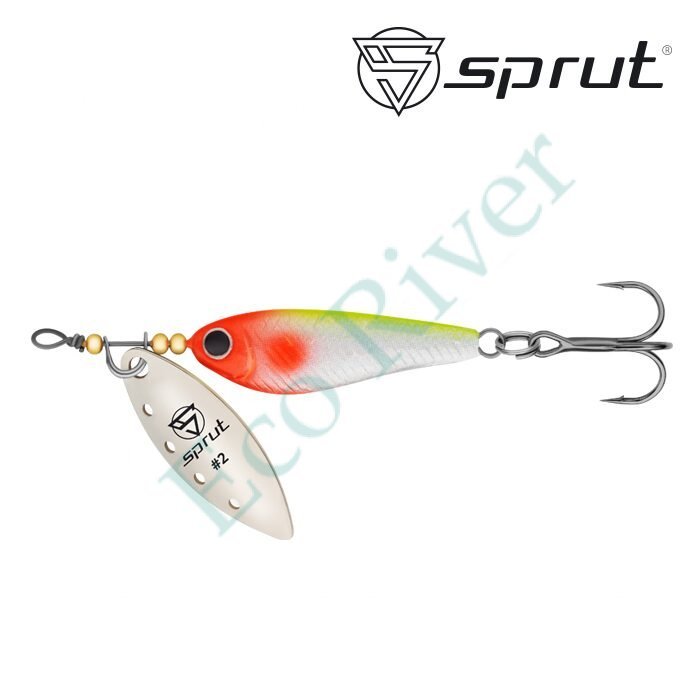 Блесна Sprut Alpina Long Spinner №2 9г/CLN