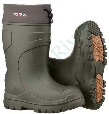 Сапоги Torvi ЭВА с утепляющ. вставкой -60С ТЭП олива р.40-41