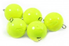 Груз Чебурашка окрашенный разборный Яман (5 шт.) - 56 гр., жёлтый/100/