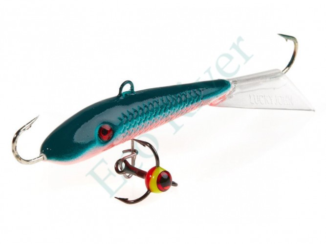 Балансир Lucky John Fin 70мм+тройник 71513-54