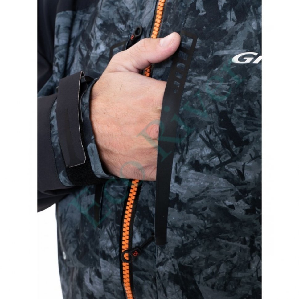 Костюм рыболовный Graff демисезонный размер 2XL/176-182 (Bratex 25000, карбон)
