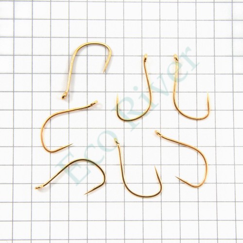 Крючок Owner PIN HOOK Gold №4 7шт