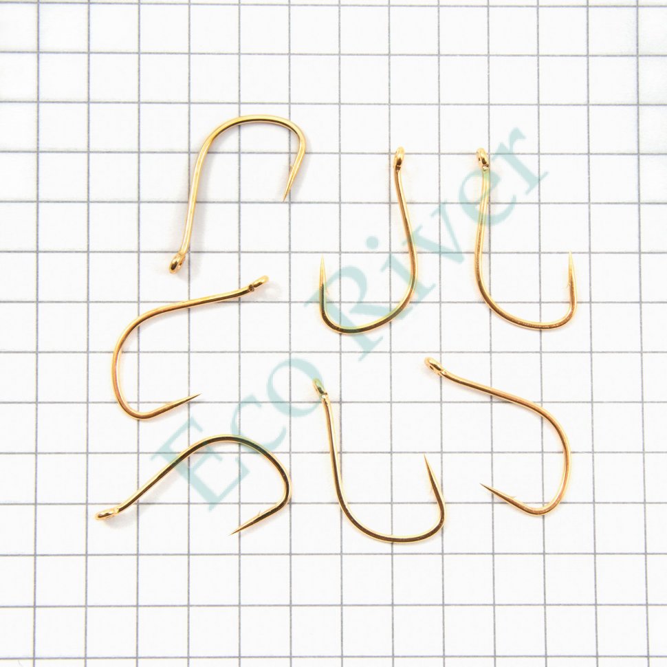 Крючок Owner PIN HOOK Gold №4 7шт
