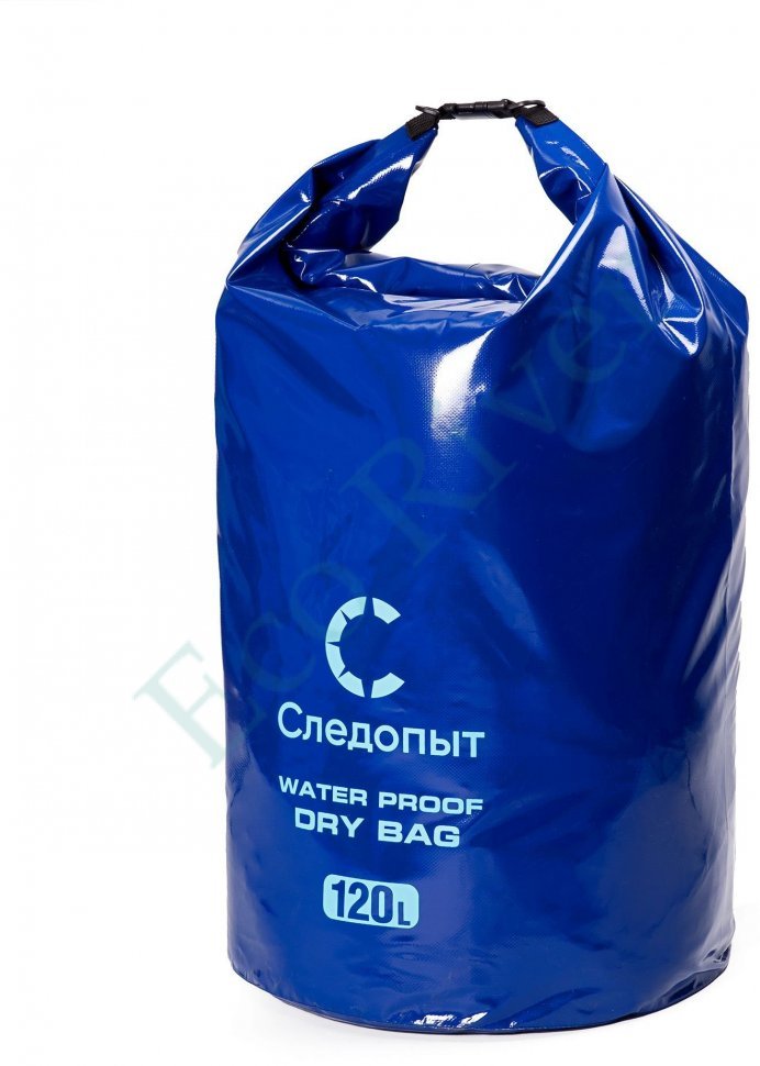 Гермомешок Следопыт - Dry Bag,с лямками, 120 л,ПВХ, цв. синий/20/