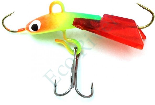 Балансир Яман Барабулька, размер 3 см, вес 3,2 гр., цв. 37, на блистере