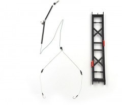 Оснастка фидерная Яман Лещ №2, коромысло 16 см, плетеный шнур 0,15 мм, крючок №10 Chinu Ring, на м