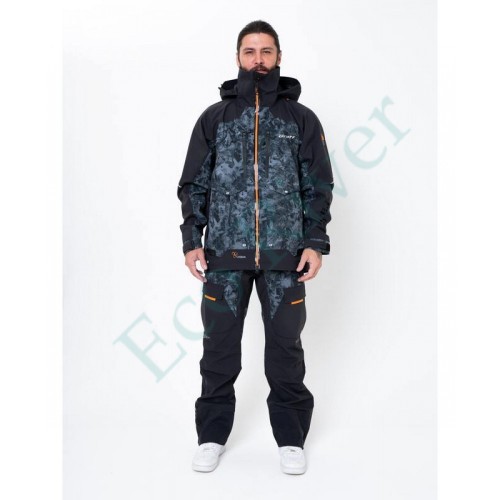 Костюм рыболовный Graff демисезонный размер 2XL/182-188 (Bratex 25000, карбон)