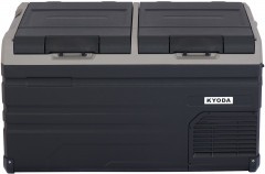 Автохолодильник Kyoda TW75WH-E NEW, двухкамерный, объем 75 л, вес 24 кг