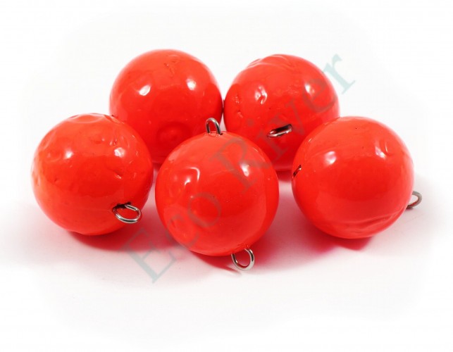 Груз Чебурашка окрашенный разборный Яман (5 шт.) - 56 гр., оранжевый/100/