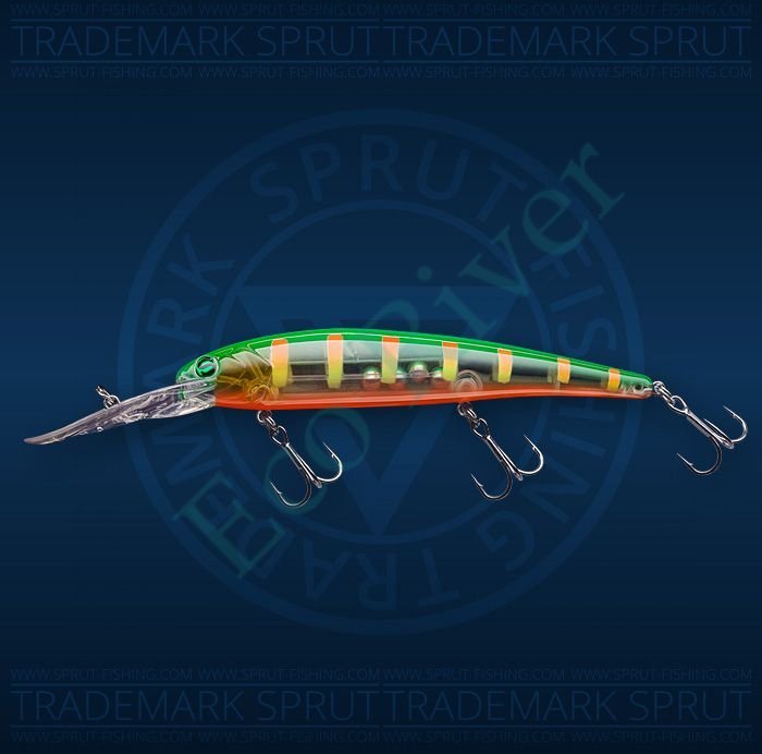 Воблер Sprut Taiho 120F 17.5г/CRGR-STR