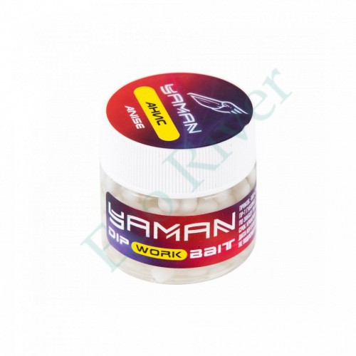 Насадка Yaman Work Bait Анис, шар PVC 3-5 мм, съедобный, 20гр/63/