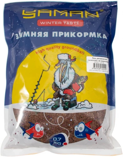 Прикормка Yaman Winter Taste Лещ зимняя увлажненная (шоколад), цв. коричневый, 700 г/20/