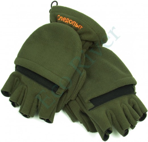 Перчатки-рукавицы Следопыт - PROFI Mitten, виндблок, хаки, р-р XXL/40/