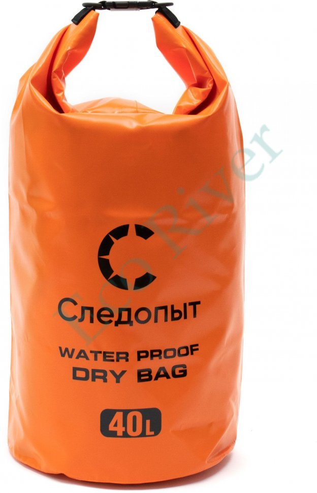 Гермомешок Следопыт - Dry Bag без лямок, 40 л, цв. оранжевый/30/