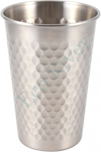 Стакан походный с ребристой поверхностью Следопыт, 500 мл, нерж./200/