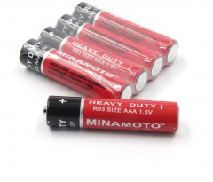 Батарейка MINAMOTO R03 (ААА)/4/60/1200