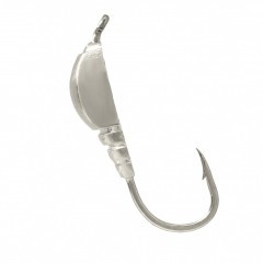 Мормышка вольфрам LumiCom Короед Ф5 серебро