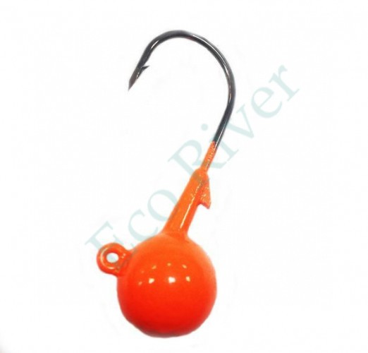 Джиг-головка Marlin's Шар 14г №3/0 красный