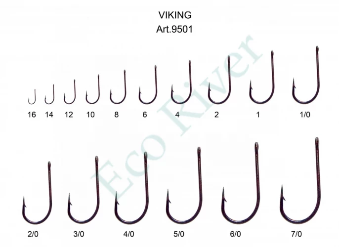 Крючок Fish Season Viking №7/0 BN 2шт 9501-0017F