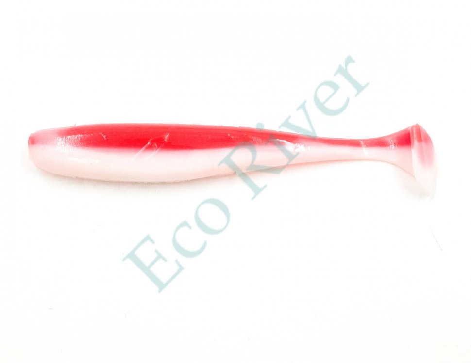 Виброхвост Yaman PRO Plum Blossom, р.5 inch, цвет #27 - Red White (уп. 5 шт.)