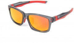 Очки поляризационные Следопыт Ultima в футляре, линзы grey with red revo/100/