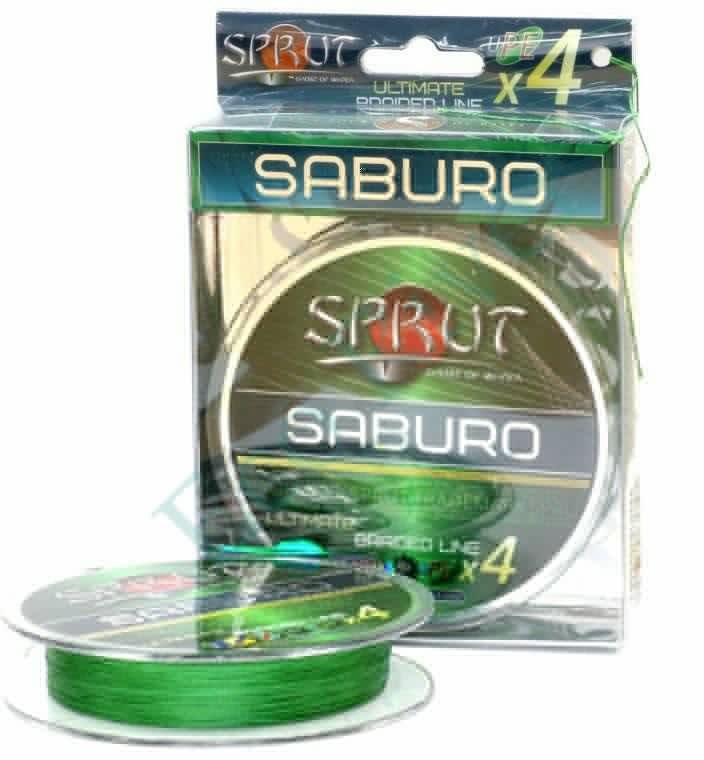 Леска плетёная Sprut Saburo Soft Ultimate X4 dark green 0.25 140м