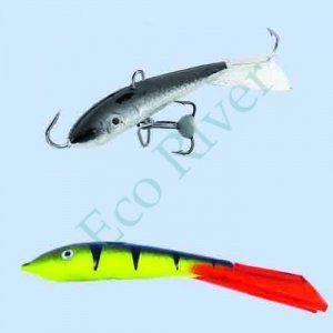 Балансир Lucky John Fin 60мм+тройник 71413-31RT