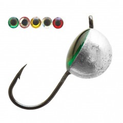 Мормышка вольфрам LumiCom Полусфера окун./фосф. глаз Ф3 AgFL