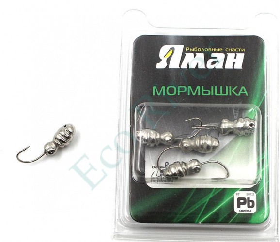 Мормышка Яман шмель с отв.,цв.NL, вес 1,2 г (уп. 5 шт.)