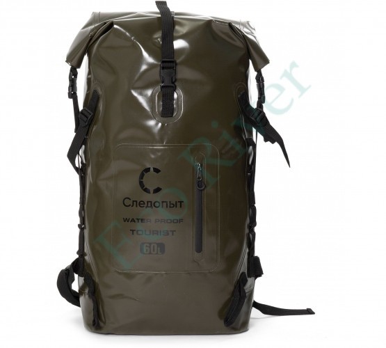 Герморюкзак Следопыт -Tourist , 60 л, цв. хаки/12/16/15/