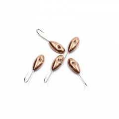 Мормышка паяная Яман Овсинка с лыской, вес 0,86 г, медь (уп. 5 шт.)