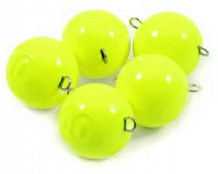 Груз Чебурашка окрашенный разборный Яман (5 шт.) - 60 гр., жёлтый/100/