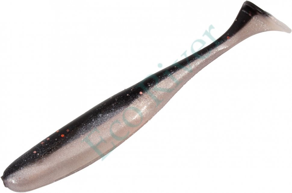 Виброхвост Yaman PRO Plum Blossom, р.5 inch, цвет #34 - Black Red Flake/Pearl (уп. 5 шт.)
