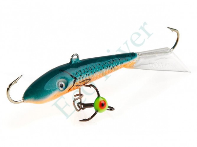 Балансир Lucky John Fin 70мм+тройник 71513-53