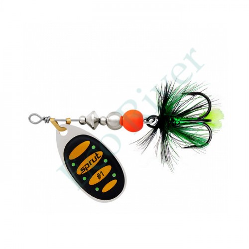 Блесна Sprut Alba Ball System Spinner №2 5.5г/SBKO