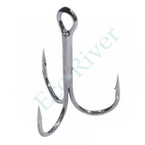 Крючок-тройник Siweida черный №7 30шт 3101307