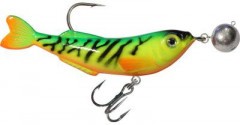 Воблер AQUA JIG-DOK с чебурашкой 77mm, цвет 049 (флуоресцентная макрель)
